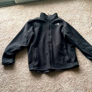 Hoodless Fleece North face coat